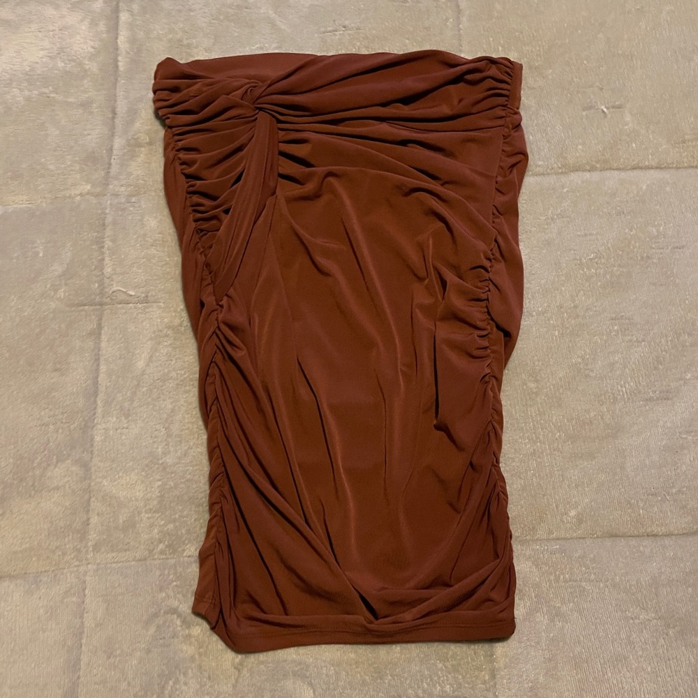 VS Moda Ruched Side Knot Skirt